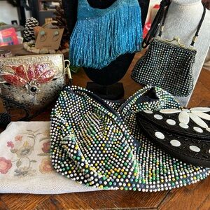 Vintage fabulous collection of purses
